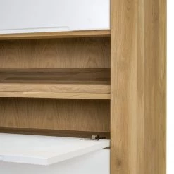 Studio Copenhagen Meuble à chaussures Loca - Partiellement en chêne sauvage massif - Chêne sauvage / Blanc -Vestiaires Soldes 1000005242 130 GALLERYIMAGES P000000001000005242