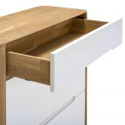 Studio Copenhagen Meuble à chaussures Loca - Partiellement en chêne sauvage massif - Chêne sauvage / Blanc -Vestiaires Soldes 1000005242 140 GALLERYIMAGES P000000001000005242