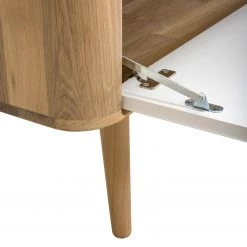 Studio Copenhagen Meuble à chaussures Loca - Partiellement en chêne sauvage massif - Chêne sauvage / Blanc -Vestiaires Soldes 1000005242 90 GALLERYIMAGES P000000001000005242