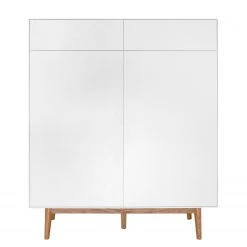 Mørteens Meuble à chaussures Lindholm II - Partiellement en chêne massif - Blanc -Vestiaires Soldes 1000008078 190401 10061600009 GALLERYIMAGES P000000001000008078