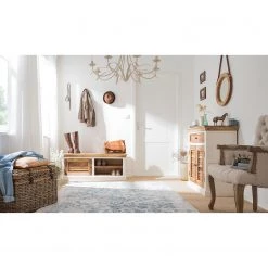 Maison Belfort Meuble à chaussures Newhaven - Manguier partiellement massif - Manguier / Blanc -Vestiaires Soldes 1000050935 190212 18162500003 MOOD GALLERYIMAGES P000000001000050935 mood