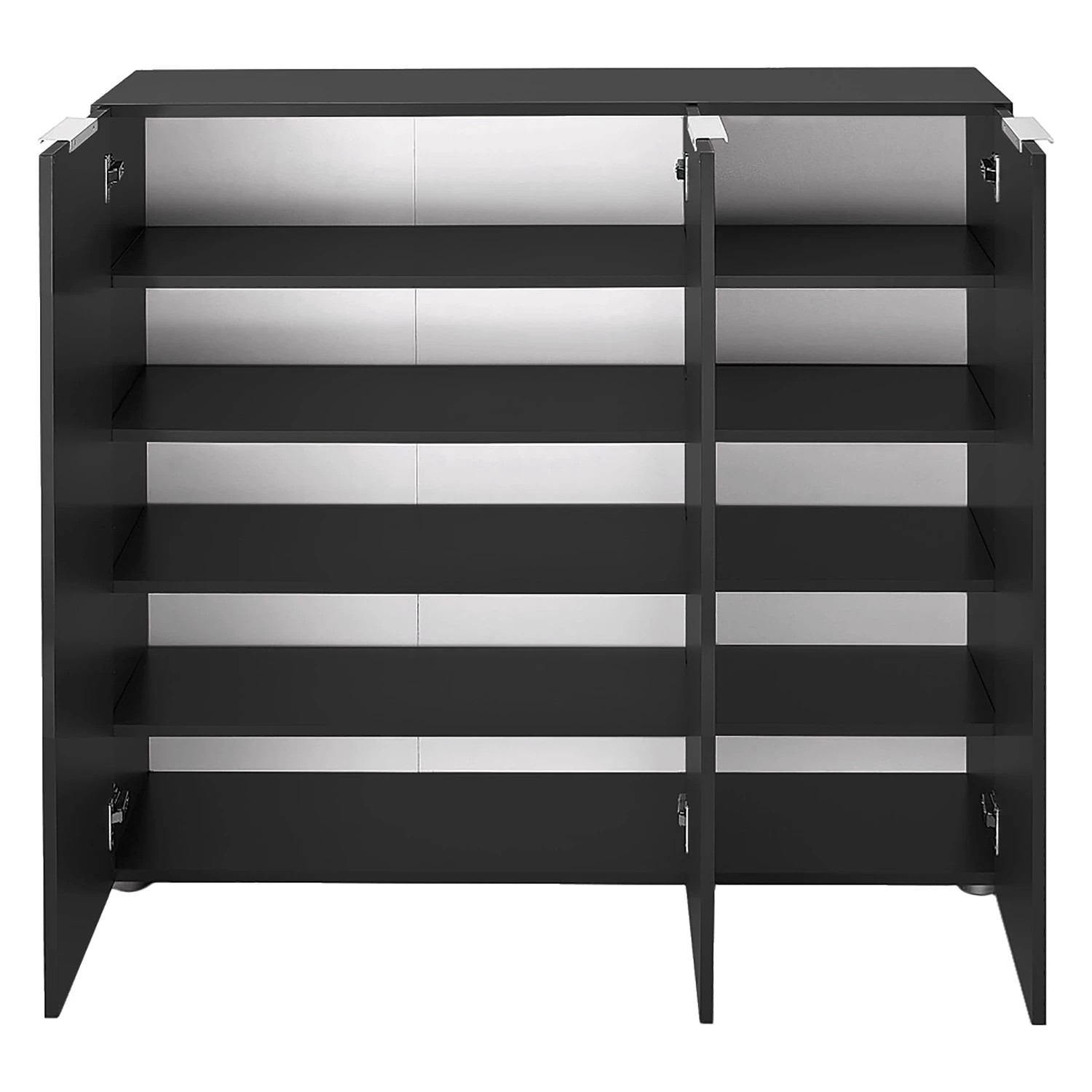 Fredriks Meuble à chaussures Mavie - Anthracite mat - Largeur : 120 cm 4 Fredriks Meuble à chaussures Mavie - Anthracite mat - Largeur : 120 cm – Image 4