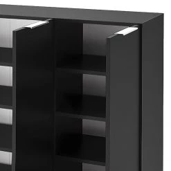 Fredriks Meuble à chaussures Mavie - Anthracite mat - Largeur : 120 cm 19 Fredriks Meuble à chaussures Mavie - Anthracite mat - Largeur : 120 cm -Vestiaires Soldes 1000064349 200811 13563100615 DETAILS P000000001000064349