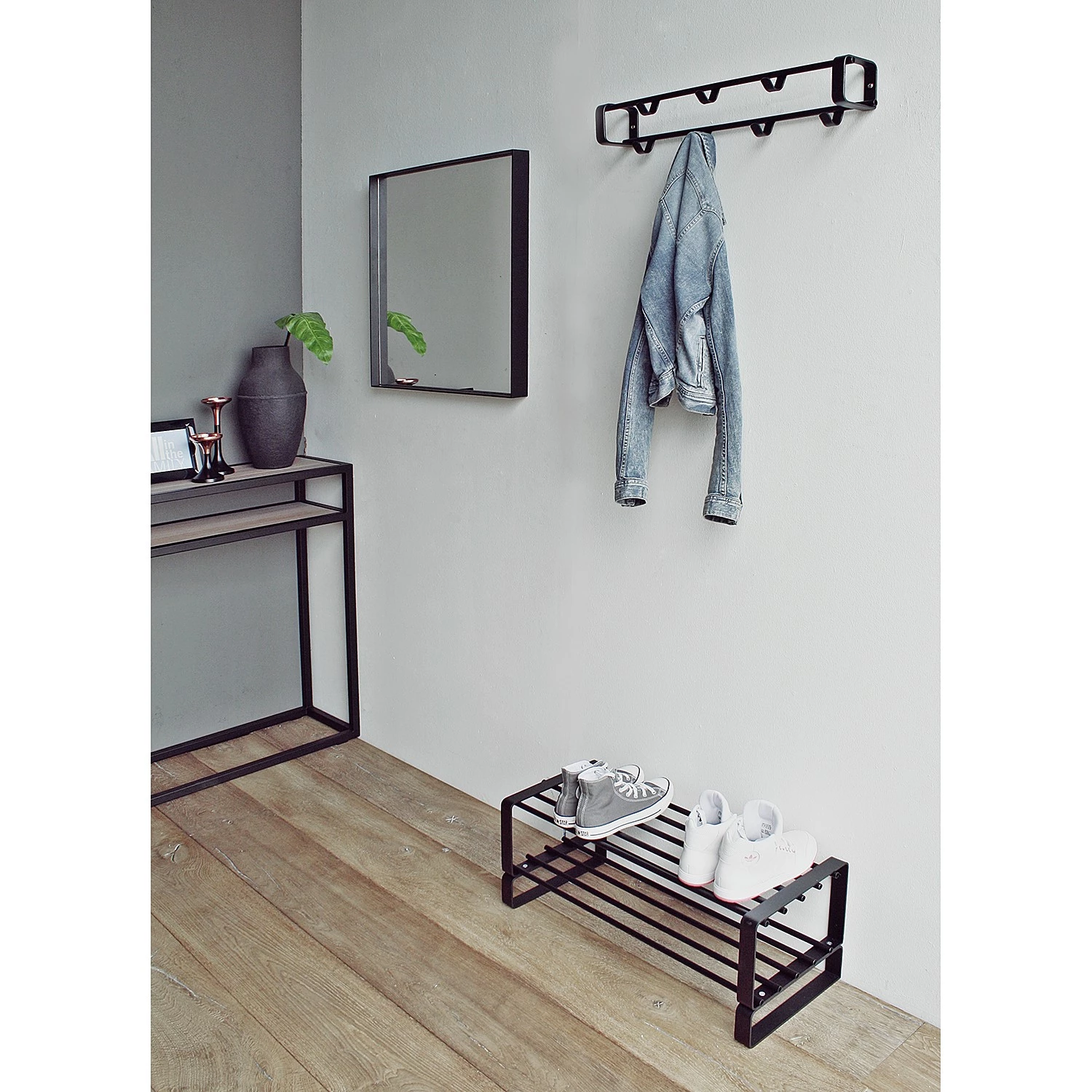 Loftscape Porte-manteaux mural Welbeck I - Noir 5 Loftscape Porte-manteaux mural Welbeck I - Noir – Image 5