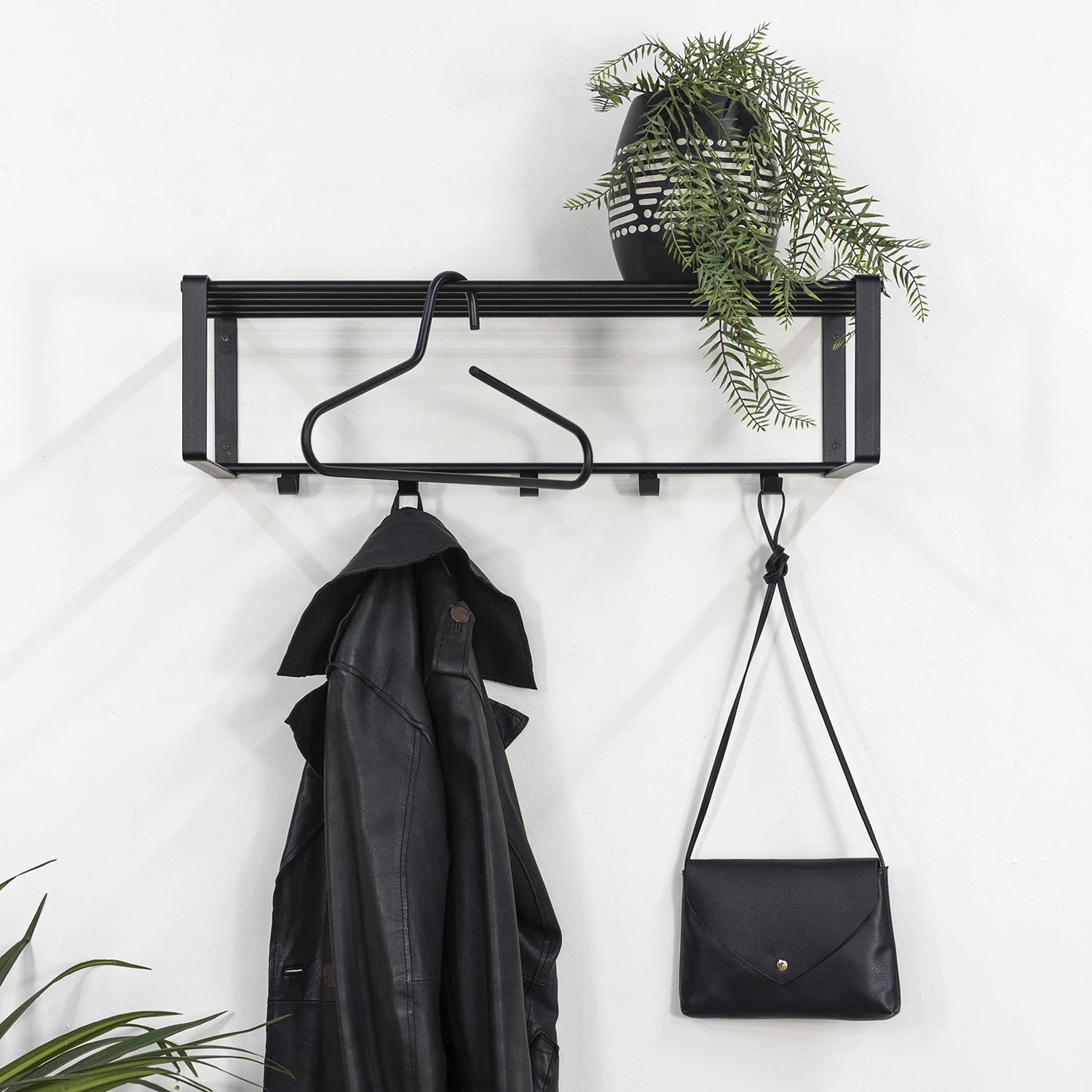 Loftscape Porte-manteaux mural Welbeck II - Noir 4 Loftscape Porte-manteaux mural Welbeck II - Noir – Image 4