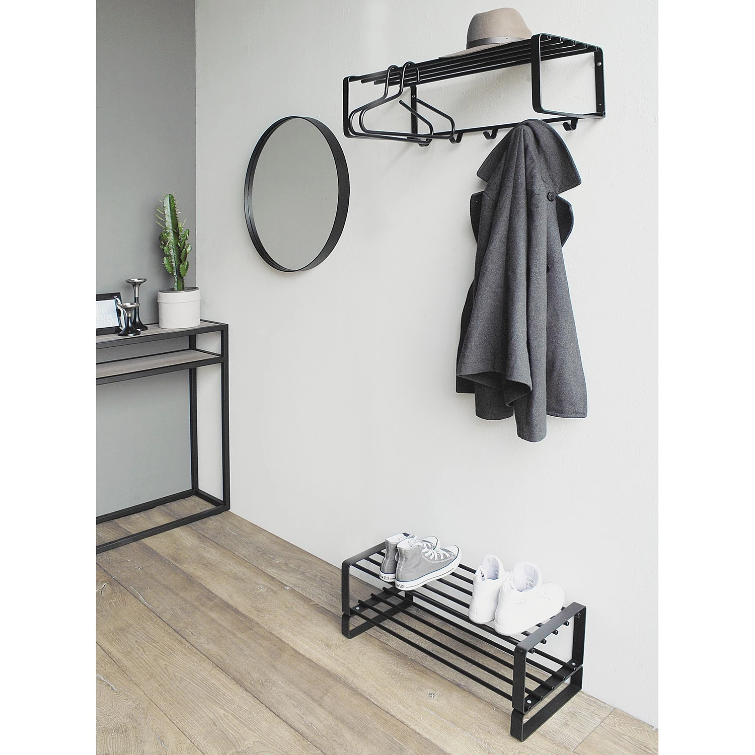 Loftscape Porte-manteaux mural Welbeck II - Noir 5 Loftscape Porte-manteaux mural Welbeck II - Noir – Image 5