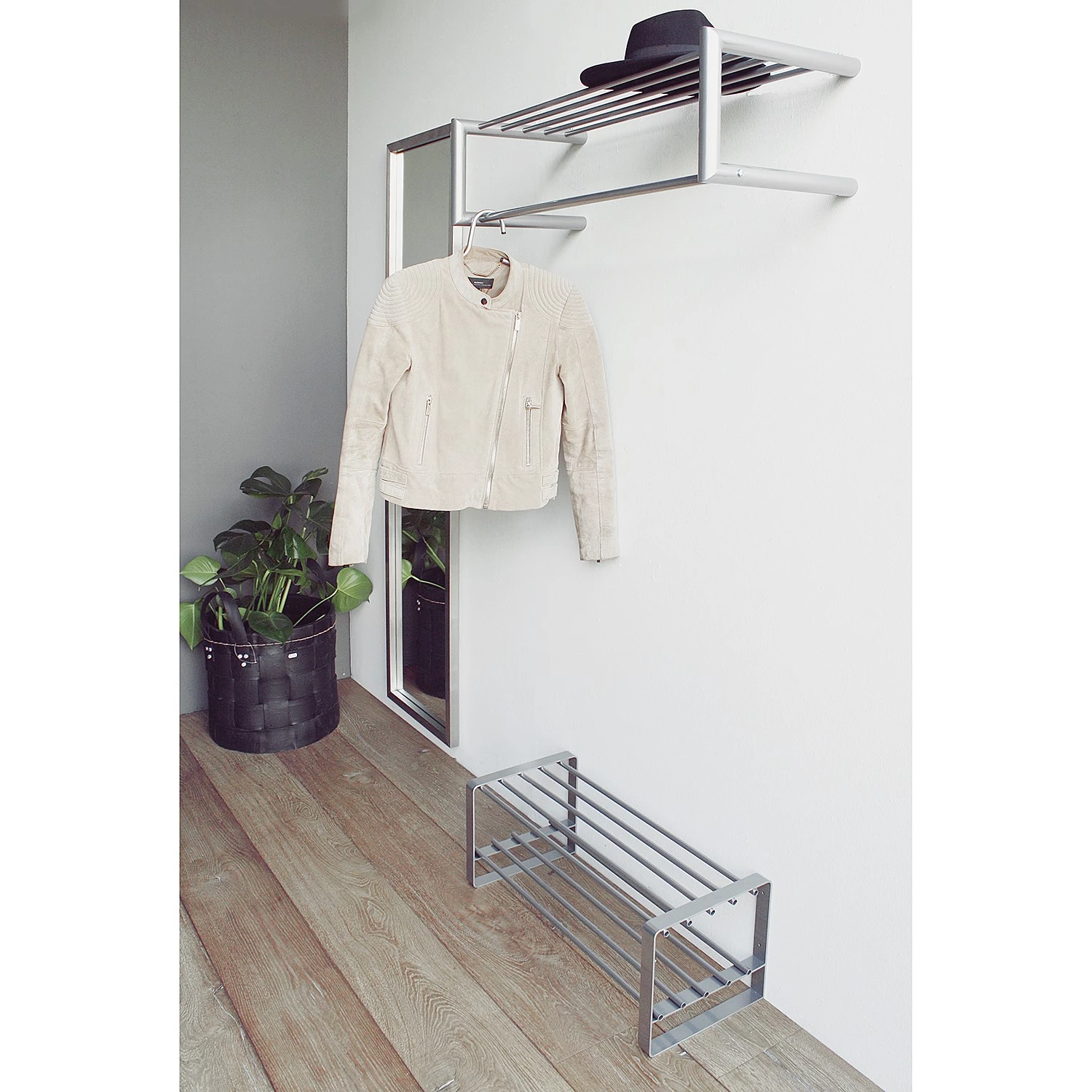 Loftscape Porte-manteaux mural Sturridge - Nickel 2 Loftscape Porte-manteaux mural Sturridge - Nickel – Image 2