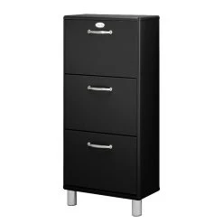 Tenzo Meuble à chaussures Malibu - Noir