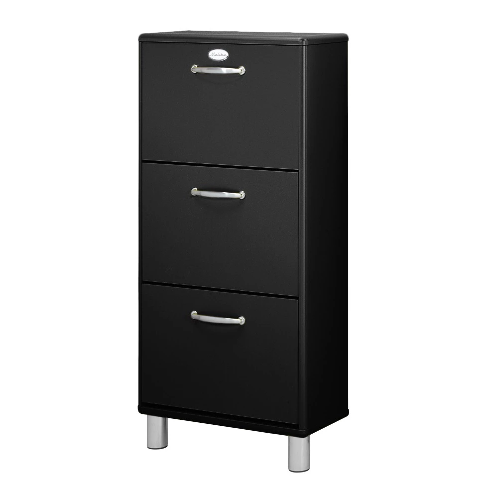 Tenzo Meuble à chaussures Malibu - Noir 1 Tenzo Meuble à chaussures Malibu - Noir