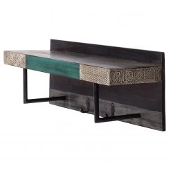 Wolf-Möbel Panneau porte-manteaux Goa - Partiellement en manguier massif - Manguier marron foncé -Vestiaires Soldes 1000104032 180606 145441112 GALLERYIMAGES P000000001000104032