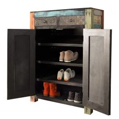 Wolf-Möbel Armoire à chaussures Goa - Manguier marron foncé -Vestiaires Soldes 1000104033 200608 13014900002 DETAILS P000000001000104033