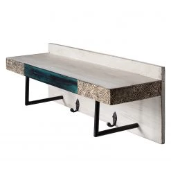 Wolf-Möbel Panneau portemanteau Goa - Partiellement en manguier massif - Manguier blanc vintage -Vestiaires Soldes 1000117602 191031 15283700042 DETAILS P000000001000117602