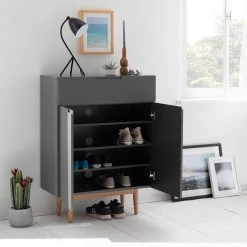 Mørteens Meuble à chaussures Lindholm IV - Gris -Vestiaires Soldes 1000119267 190214 13124800018 GALLERYIMAGES P000000001000119267