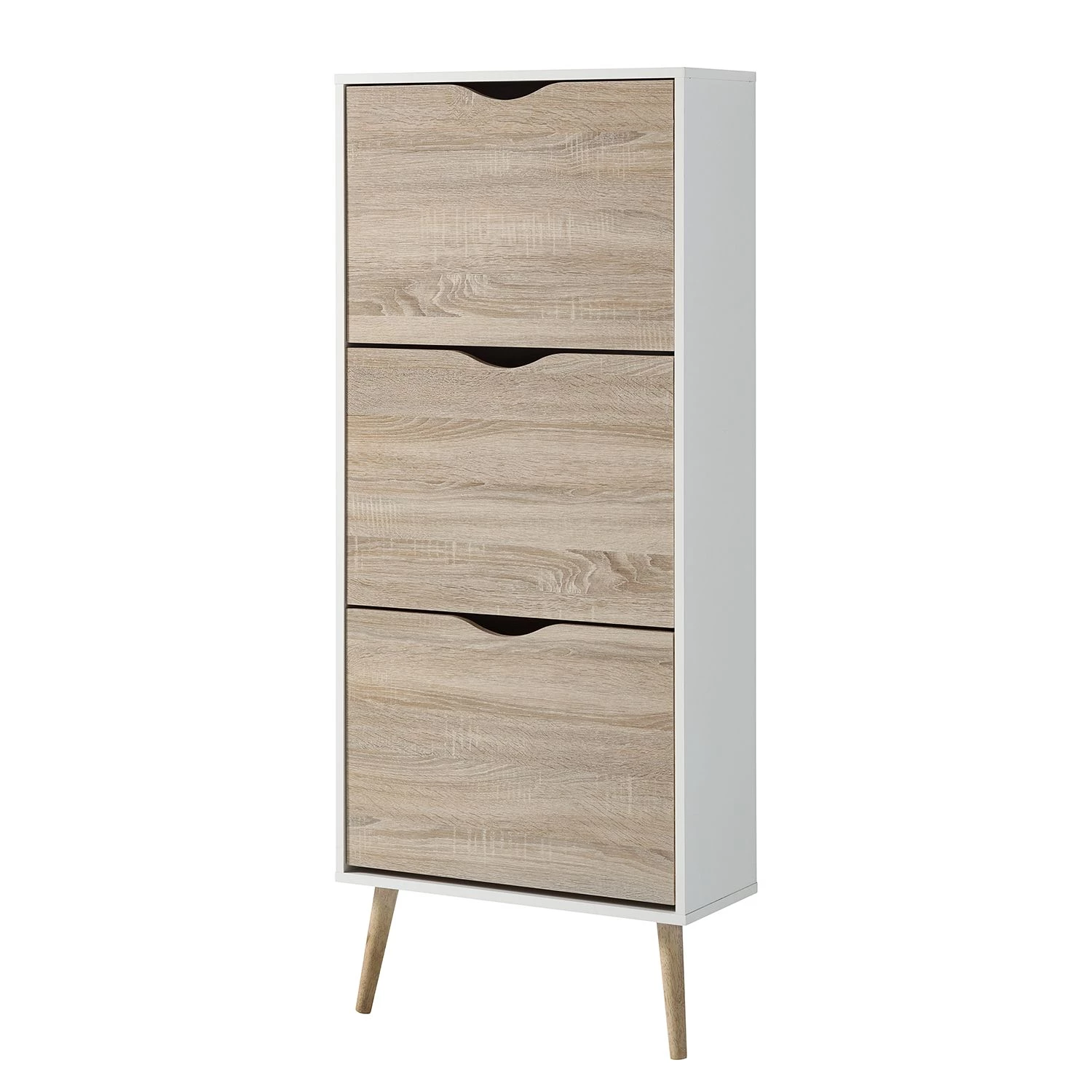 Mørteens Meuble à chaussures Sunndal - Imitation chêne / Hévéa 1 Mørteens Meuble à chaussures Sunndal - Imitation chêne / Hévéa