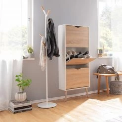 Mørteens Meuble à chaussures Sunndal - Imitation chêne / Hévéa 25 Mørteens Meuble à chaussures Sunndal - Imitation chêne / Hévéa -Vestiaires Soldes 1000123439 190222 12174700002 GALLERYIMAGES P000000001000123439