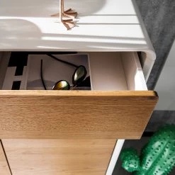 Mørteens Meuble à chaussures Boge - Chêne à nœuds/ Blanc mat -Vestiaires Soldes 1000123859 200921 14513500007 DETAILS P000000001000123859