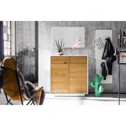 Mørteens Meuble à chaussures Boge - Chêne à nœuds/ Blanc mat -Vestiaires Soldes 1000123859 200921 14514000012 DETAILS P000000001000123859