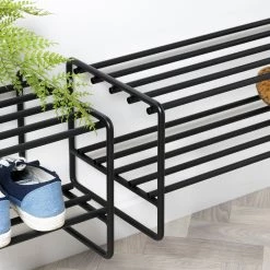 Red Living Étagère à chaussures Opp - Métal - Noir -Vestiaires Soldes 1000124117 210618 17402700091 DETAILS P000000001000124117