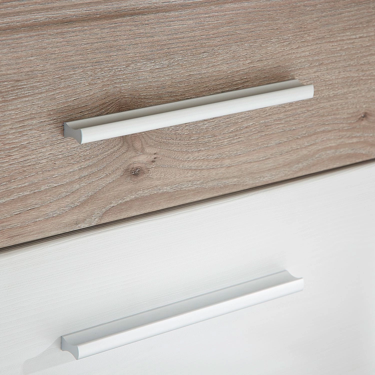 Germania Meuble à chaussures Malou - Blanc / Imitation chêne Nelson 8 Germania Meuble à chaussures Malou - Blanc / Imitation chêne Nelson – Image 8