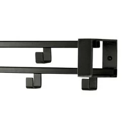 Red Living Porte-manteau mural Blackville II - Acier - Noir -Vestiaires Soldes 1000131952 180919 09344121 GALLERYIMAGES P000000001000131952