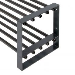 Red Living Étagère à chaussures Blackville - Acier - Noir -Vestiaires Soldes 1000131973 210618 17403100156 DETAILS P000000001000131973