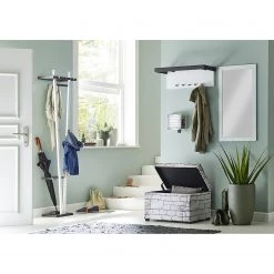 Mooved Porte-manteaux Halford - Métal - Blanc / Anthracite -Vestiaires Soldes 1000133336 181008 13401818 MOOD GALLERYIMAGES P000000001000133336 mood