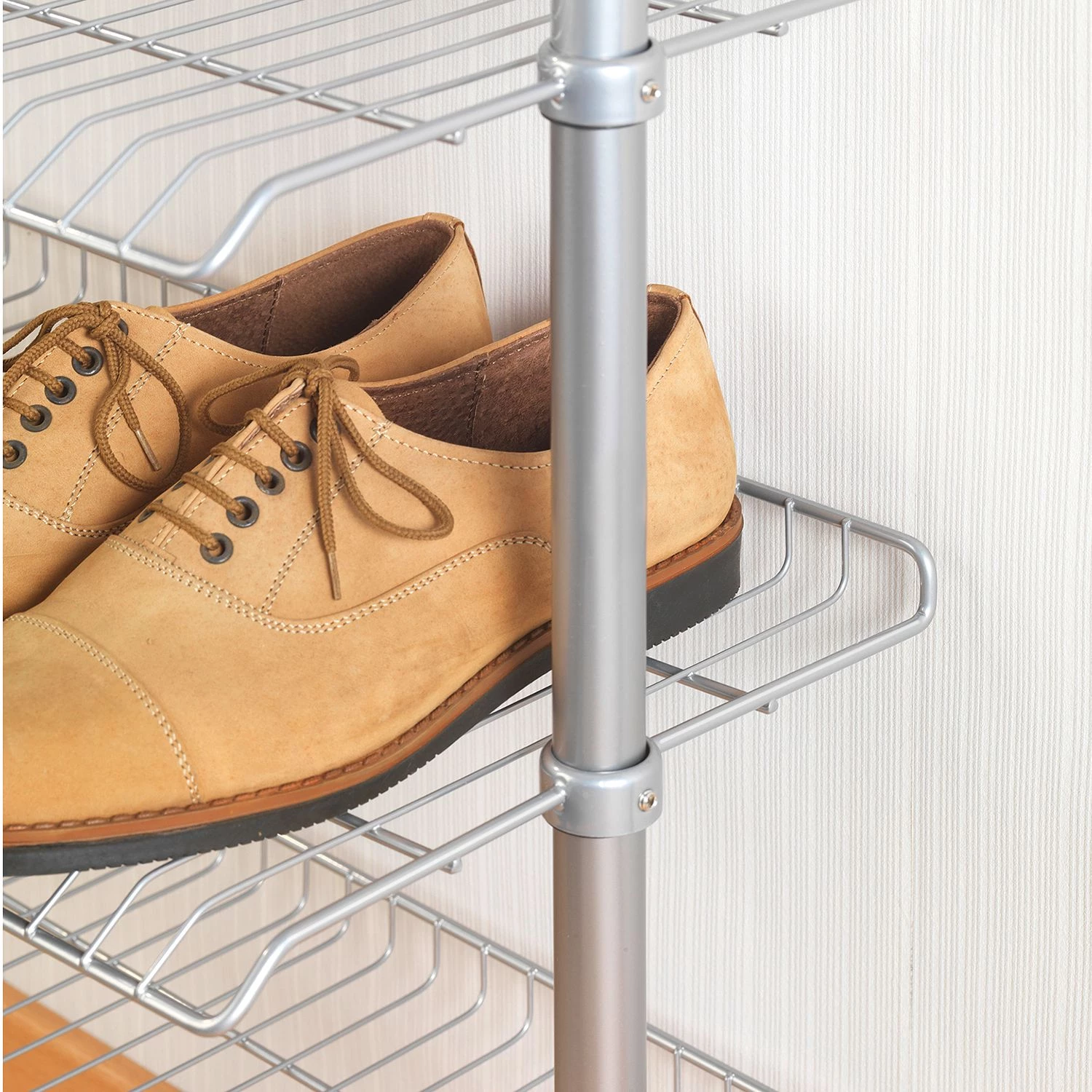 WENKO Penderie télescopique Apollon - Acier - Blanc 3 WENKO Penderie télescopique Apollon - Acier - Blanc – Image 3