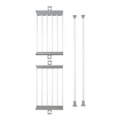 WENKO Étagère télescopique Herkules Twin - Acier - Blanc 10 WENKO Étagère télescopique Herkules Twin - Acier - Blanc -Vestiaires Soldes 1000138154 181112 08283968 GALLERYIMAGES P000000001000138154