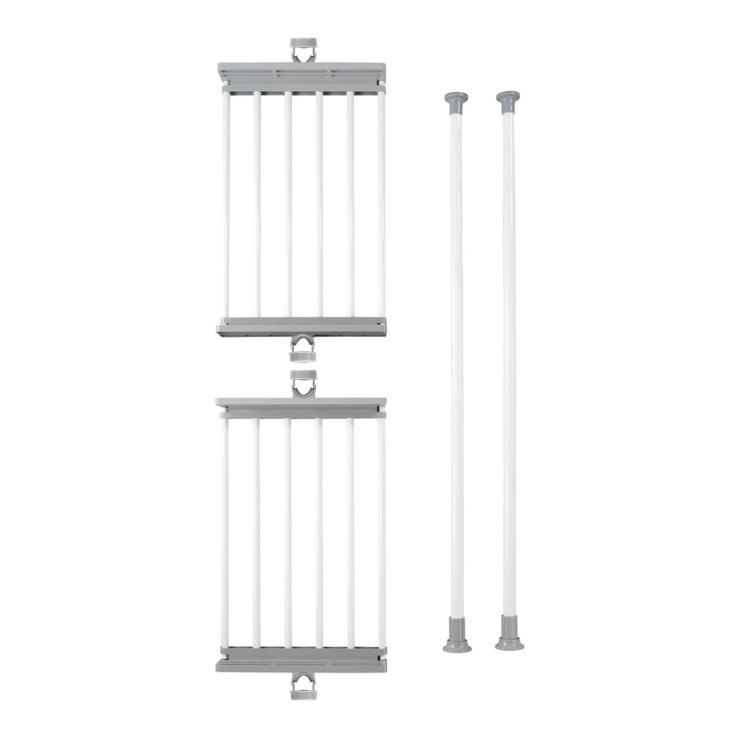 WENKO Étagère télescopique Herkules Twin - Acier - Blanc 5 WENKO Étagère télescopique Herkules Twin - Acier - Blanc – Image 5