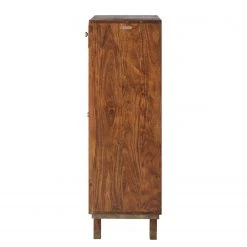 Ars manufacti Armoire à chaussures Yao - Acacia massif / Métal - Acacia / Doré -Vestiaires Soldes 1000145301 190509 07111000003 GALLERYIMAGES P000000001000145301