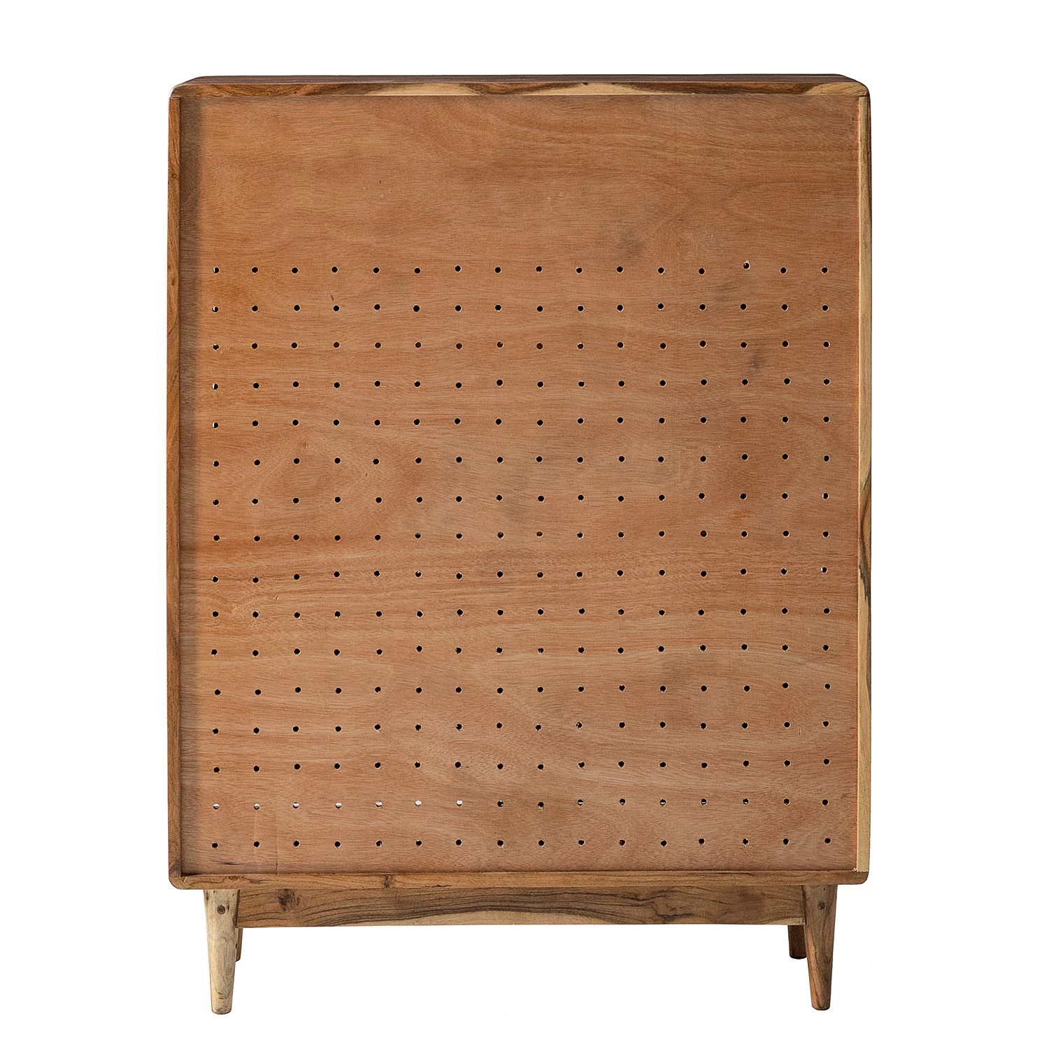 Ars manufacti Meuble à chaussures Buuda - Partiellement en acacia massif - Écru / Acacia 5 Ars manufacti Meuble à chaussures Buuda - Partiellement en acacia massif - Écru / Acacia – Image 5