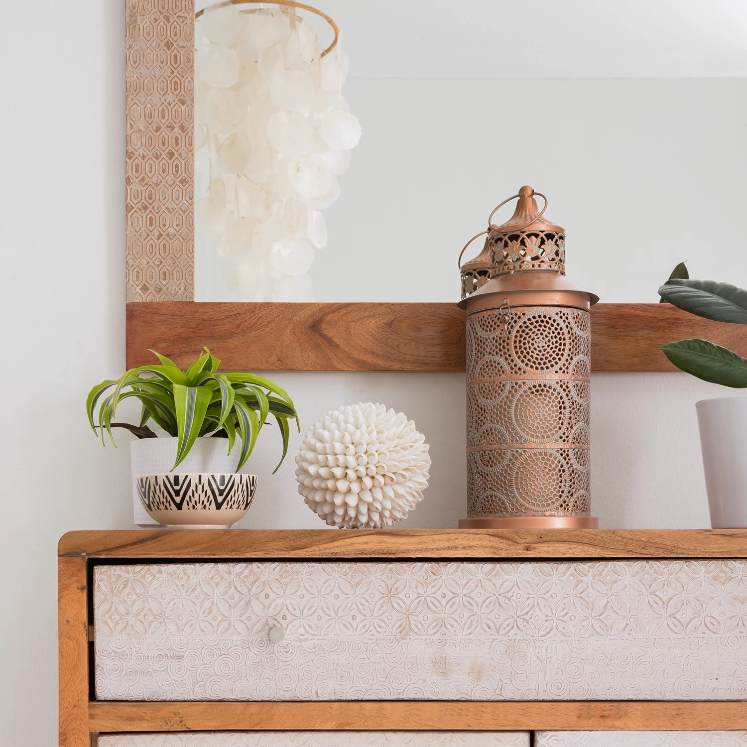 Ars manufacti Meuble à chaussures Buuda - Partiellement en acacia massif - Écru / Acacia 11 Ars manufacti Meuble à chaussures Buuda - Partiellement en acacia massif - Écru / Acacia – Image 11