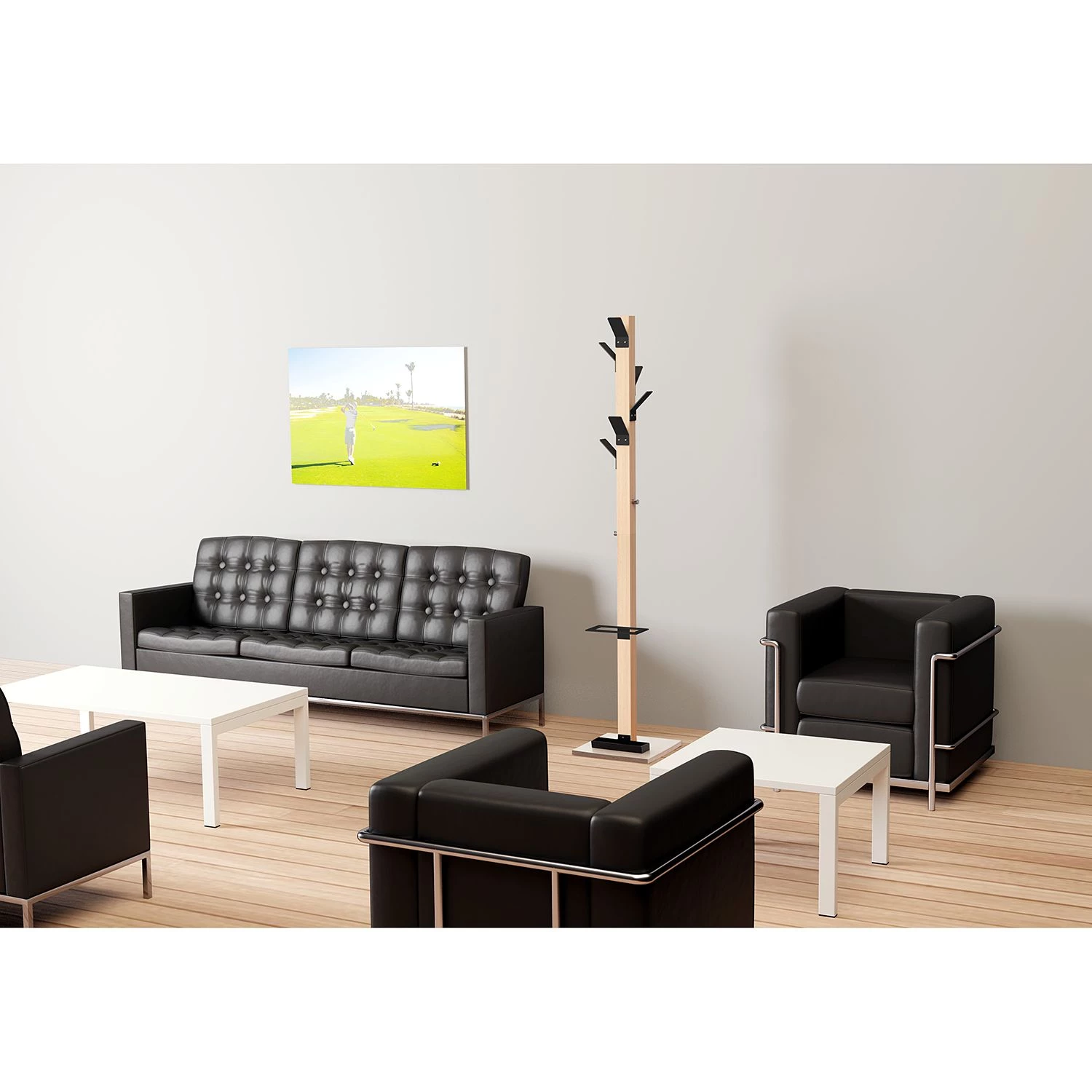 Paperflow Porte-manteaux easyCloth - Hêtre massif / Métal - Noir 2 Paperflow Porte-manteaux easyCloth - Hêtre massif / Métal - Noir – Image 2