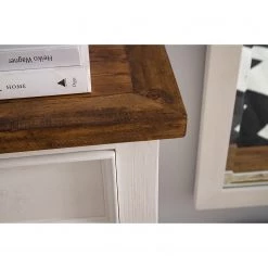 Maison Belfort Meuble à chaussures Balignton - Pin massif - Pin / Blanc -Vestiaires Soldes 1000148080 211116 124705000111 DETAILS P000000001000148080