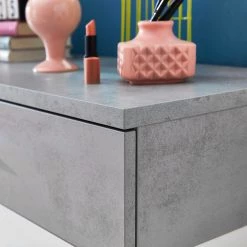 Germania Meuble à chaussures Nerola - Blanc / Imitation béton -Vestiaires Soldes 1000150734 190104 11555300112 GALLERYIMAGES P000000001000150734