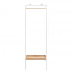 Norrwood Porte-manteaux Lugarno II - Blanc / Placage chêne -Vestiaires Soldes 1000152399 190110 15035100005 GALLERYIMAGES P000000001000152399