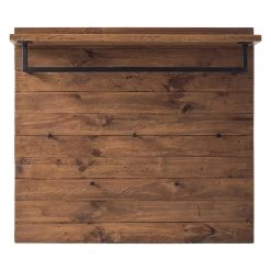 Ars manufacti Porte-manteaux mural Grasby - Pin massif / Métal - Pin / Noir -Vestiaires Soldes 1000152793 191119 10323100018 DETAILS P000000001000152793