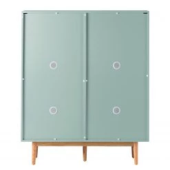 Mørteens Meuble à chaussures Lindholm II - Partiellement en chêne massif - Vert menthe -Vestiaires Soldes 1000153430 200217 15312500057 DETAILS P000000001000153430