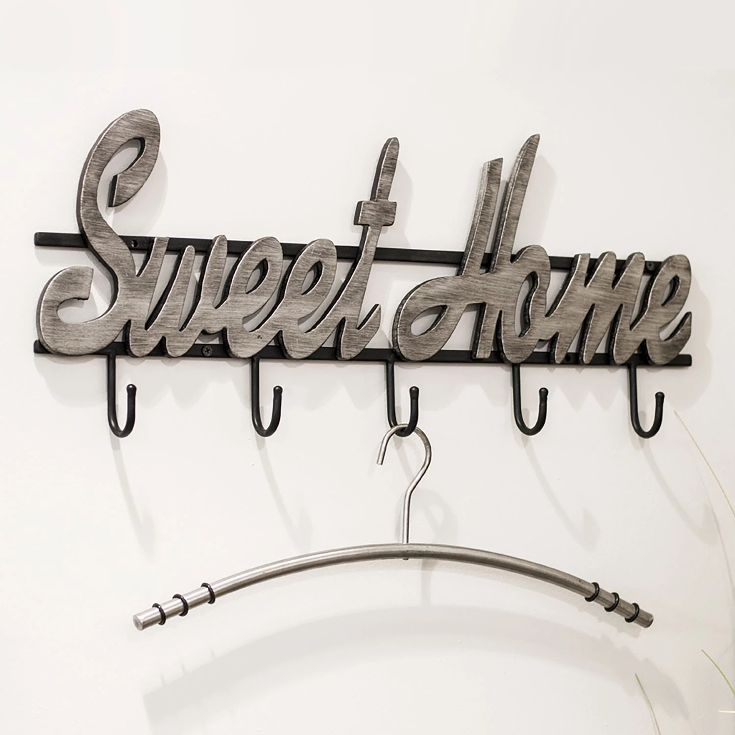 Mooved Porte-manteaux mural Lawson I - Noir / Gris 2 Mooved Porte-manteaux mural Lawson I - Noir / Gris – Image 2