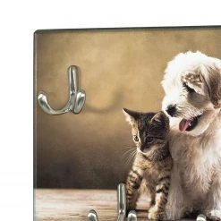 Mooved Porte-manteaux mural Manhay - Marron / Argenté -Vestiaires Soldes 1000153445 190123 15192300037 GALLERYIMAGES P000000001000153445