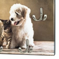 Mooved Porte-manteaux mural Manhay - Marron / Argenté -Vestiaires Soldes 1000153445 190123 15192300038 GALLERYIMAGES P000000001000153445