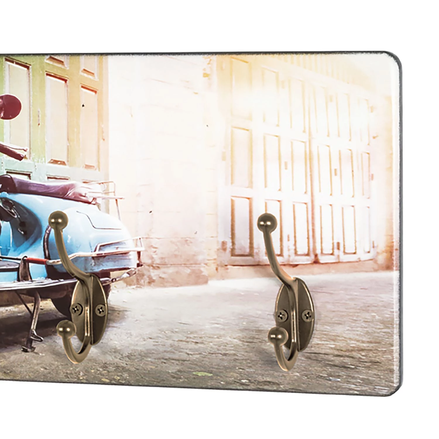 Mooved Porte-manteaux mural Ravena - Bleu / Jaune 3 Mooved Porte-manteaux mural Ravena - Bleu / Jaune – Image 3