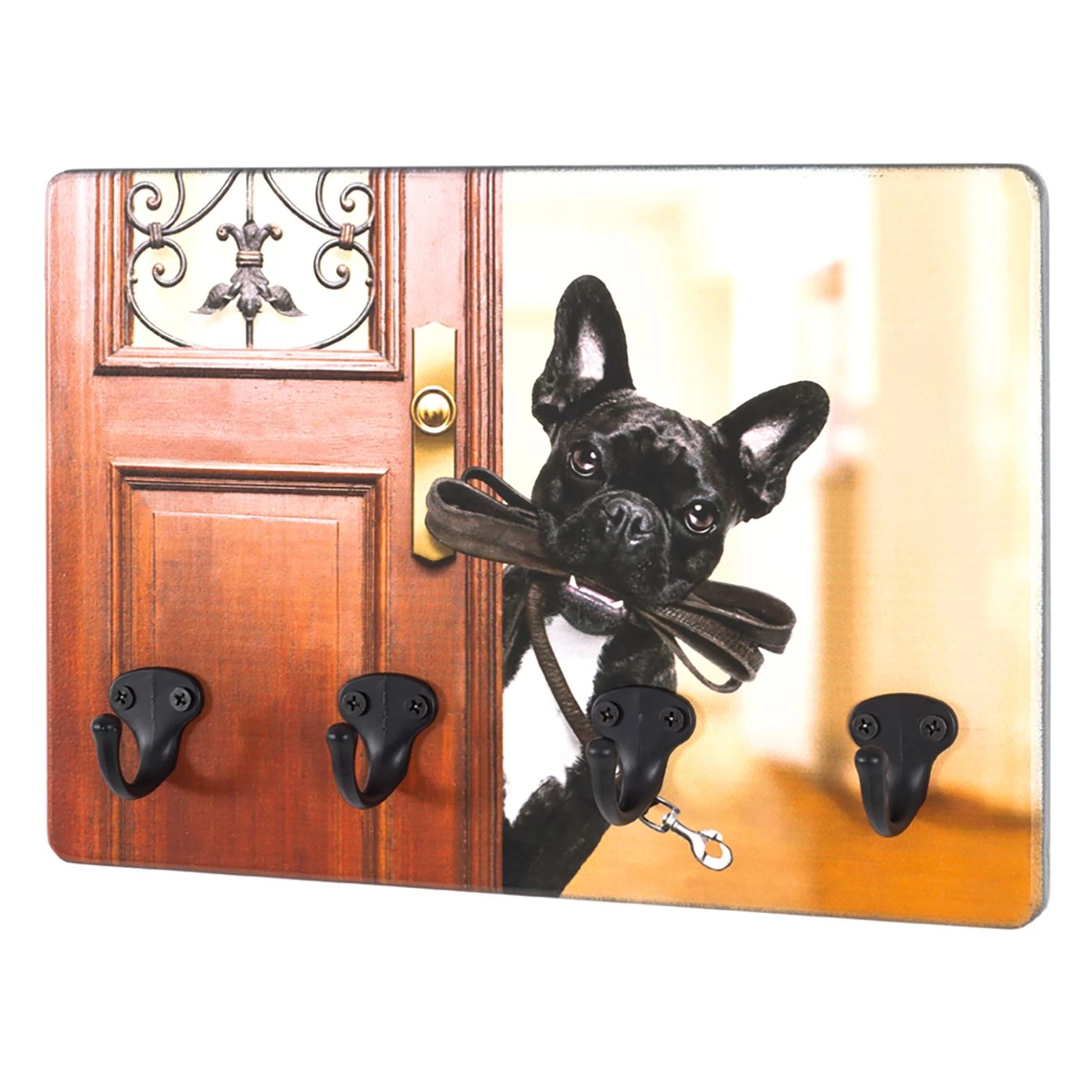 Mooved Porte-manteaux mural Hofham I - Marron / Noir 1 Mooved Porte-manteaux mural Hofham I - Marron / Noir