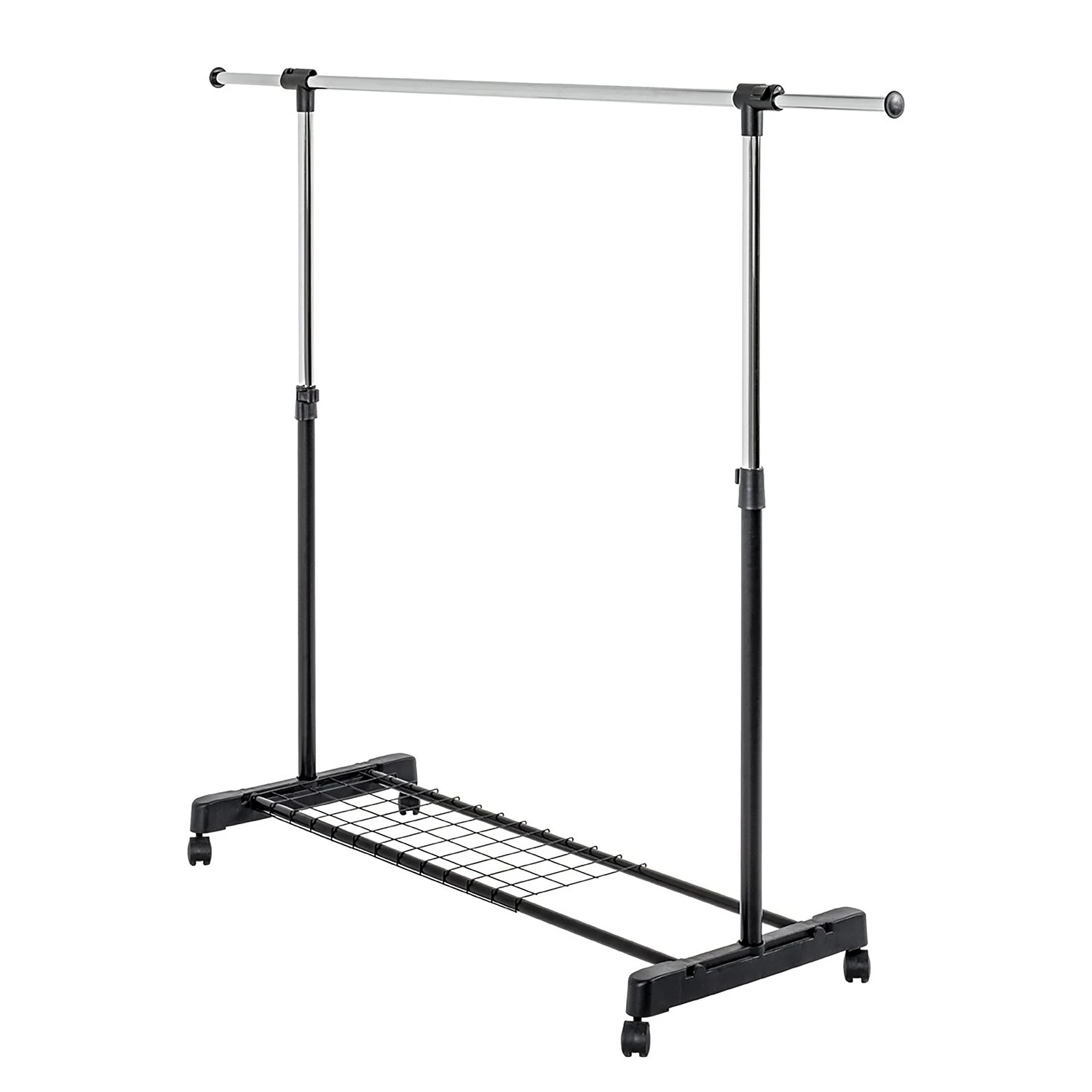 Mooved Portant à vêtements Mirny - Acier - Argenté / Noir 1 Mooved Portant à vêtements Mirny - Acier - Argenté / Noir