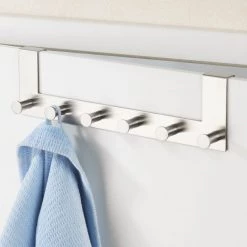 WENKO Porte-manteaux de porte Celano I - Acier inoxydable - Argenté 5 WENKO Porte-manteaux de porte Celano I - Acier inoxydable - Argenté -Vestiaires Soldes 1000155791 190204 17251500070 GALLERYIMAGES P000000001000155791