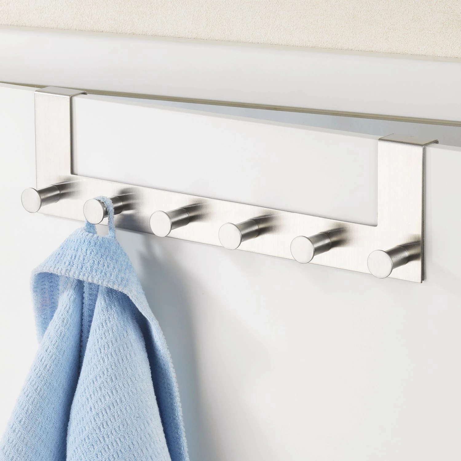 WENKO Porte-manteaux de porte Celano I - Acier inoxydable - Argenté 3 WENKO Porte-manteaux de porte Celano I - Acier inoxydable - Argenté – Image 3