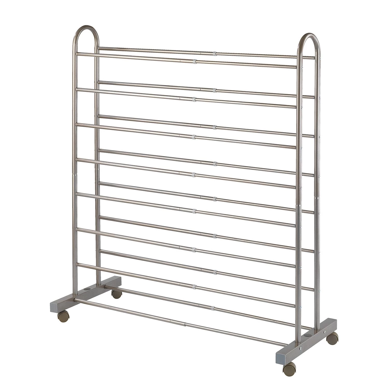 WENKO Étagère à chaussures Giant - Métal - Argenté 1 WENKO Étagère à chaussures Giant - Métal - Argenté