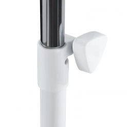 WENKO Portant à vêtement d’angle Pointy - Métal - Chrome / Blanc -Vestiaires Soldes 1000155818 190204 17252100171 GALLERYIMAGES P000000001000155818