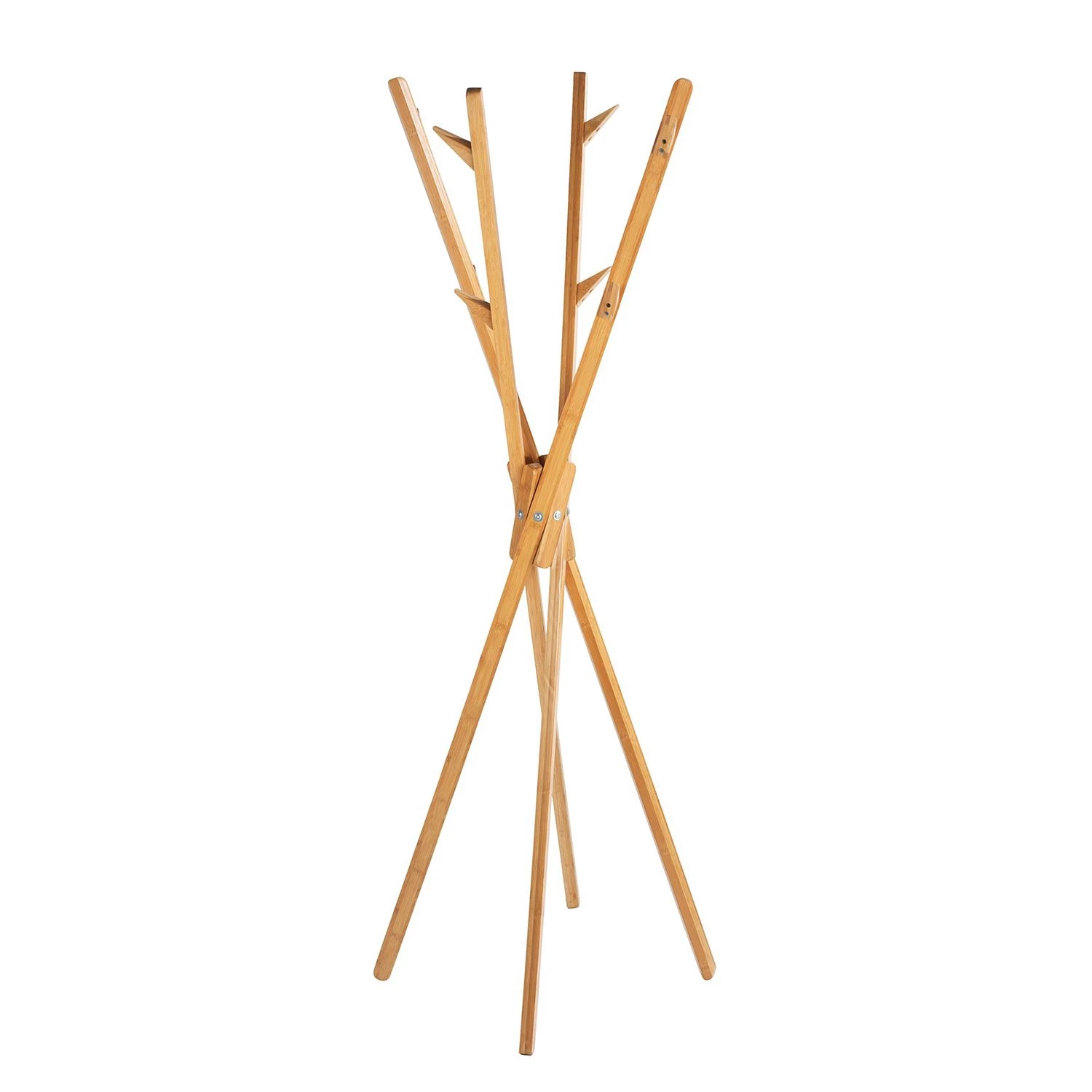 WENKO Porte-manteaux Mikado - Bambou massif 1 WENKO Porte-manteaux Mikado - Bambou massif