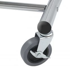 WENKO Portant à vêtements Profissimo - Métal - Chrome / Noir -Vestiaires Soldes 1000155828 190204 17252300201 GALLERYIMAGES P000000001000155828